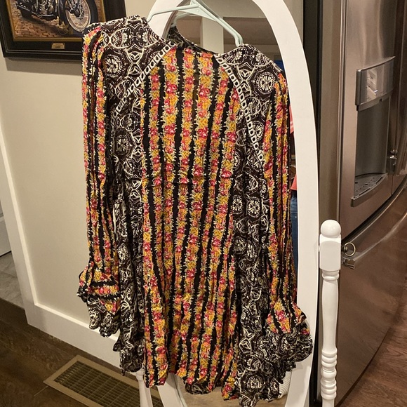 Free People multicolor boho tunic. Women size S. - Picture 3 of 3